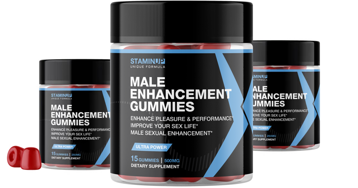 StaminUp Male Enhancement Gummies Bottle for Singapore
